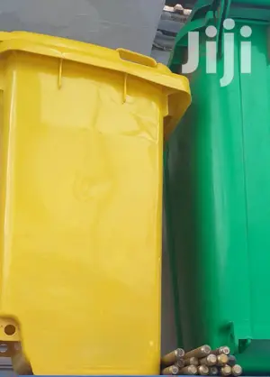 Outdoor Wheel Plastic Dustbin 120L