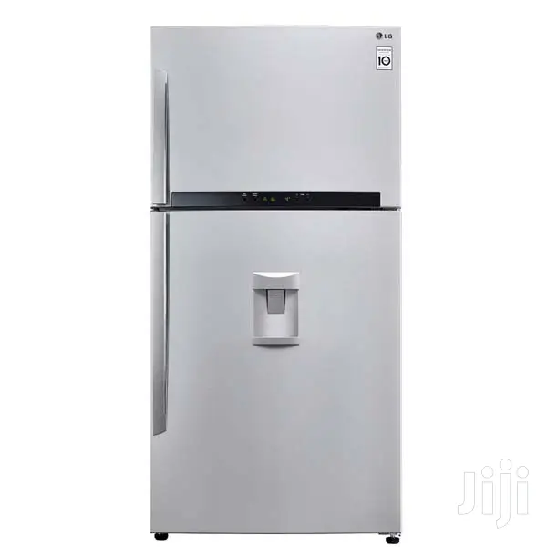 LG 437L Wifi Shiny Steel Freezer With Water Dispenser Fridge