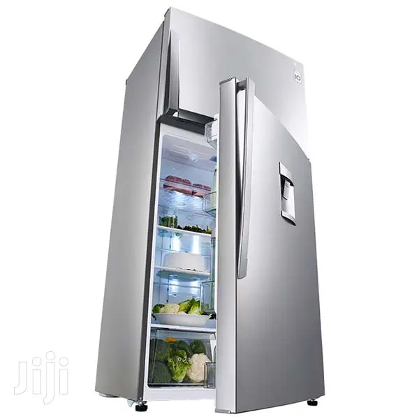LG 437L Wifi Shiny Steel Freezer With Water Dispenser Fridge