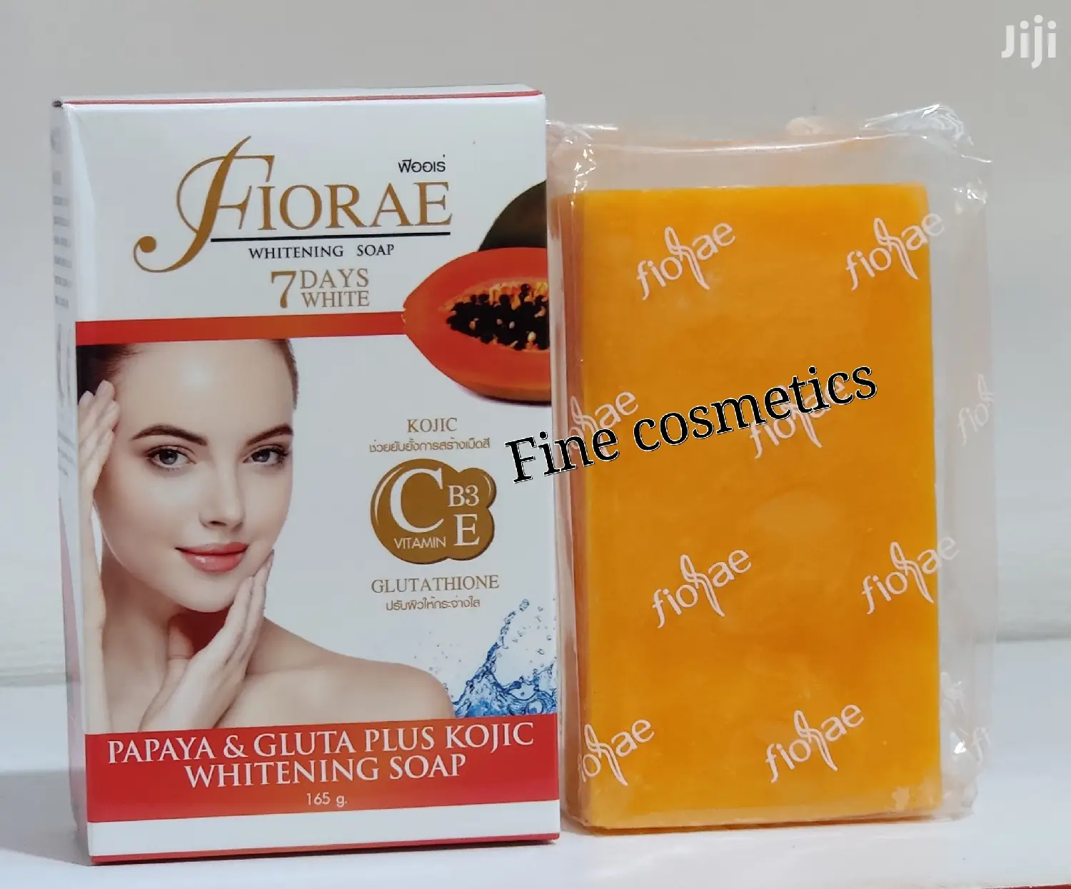 Fiorae Papaya and Gluta Plus Kojic 7 Days Whitening Soap