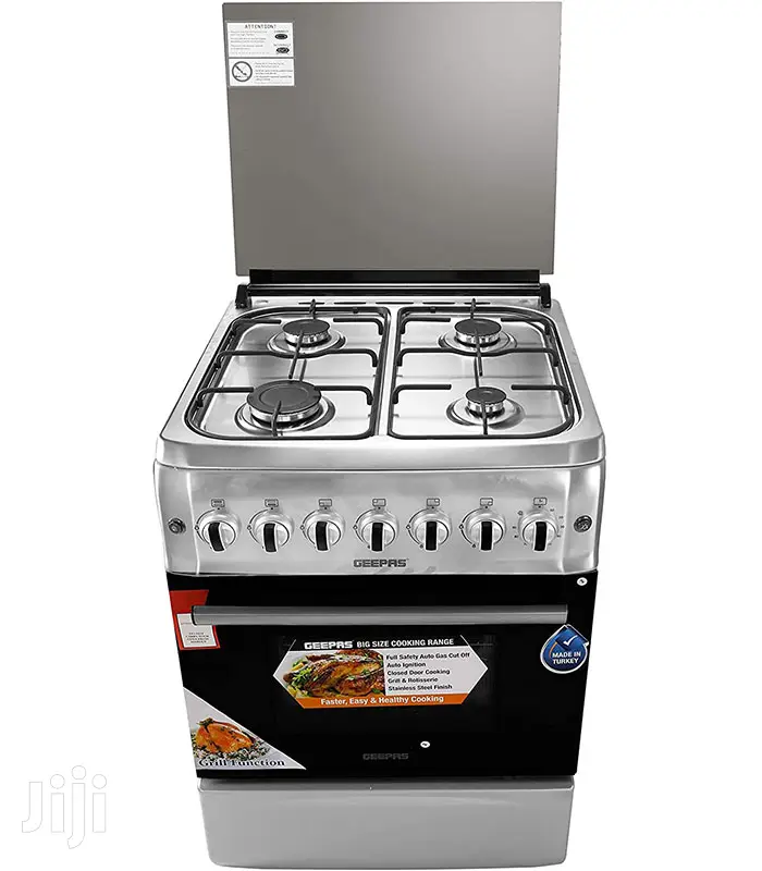 Geepas 4 Burner With Safety Grill Rotisserie Gas
Cooker