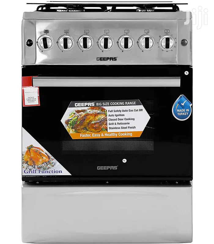Geepas 4 Burner With Safety Grill Rotisserie Gas
Cooker