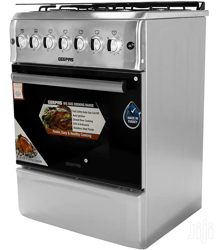 Geepas 4 Burner With Safety Grill Rotisserie Gas
Cooker