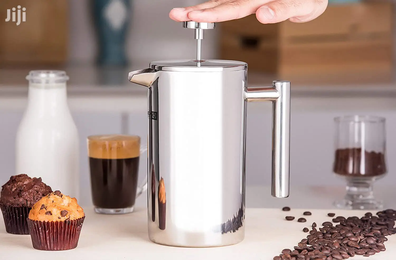 Royalford Portable Stainless Steel French Coffee Maker