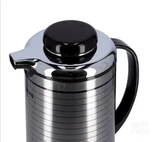 Geepas Stainless Steel Silicone Glass Thermos Flask 1.6L
