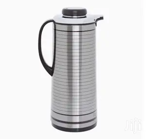 Geepas Stainless Steel Silicone Glass Thermos Flask 1.6L