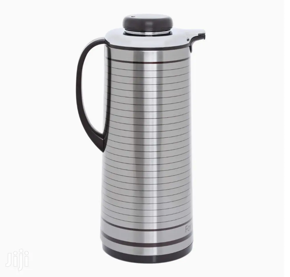Geepas Stainless Steel Silicone Glass Thermos Flask 1.6L