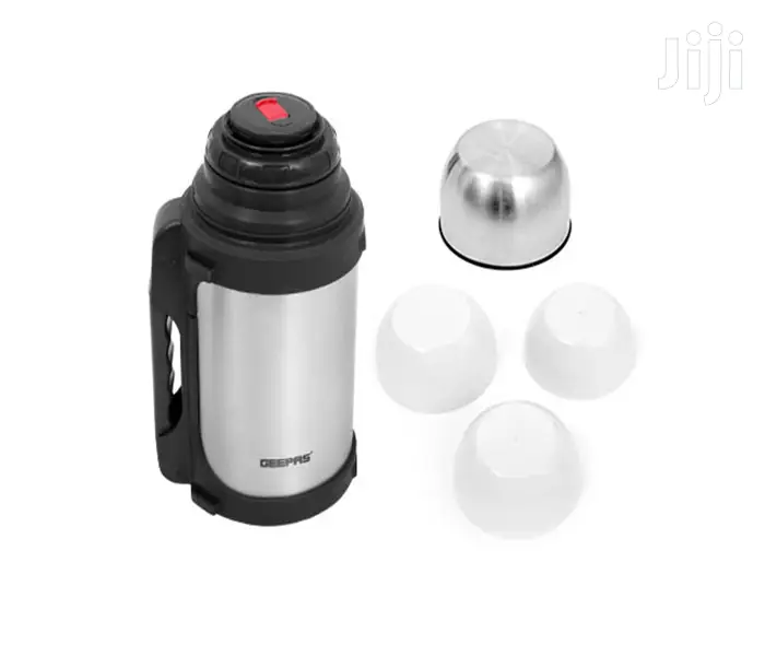 Geepas Wide Stainless Steel Inner Vacuum Flask 1.5L