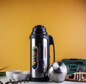 Geepas Wide Stainless Steel Inner Vacuum Flask 1.5L