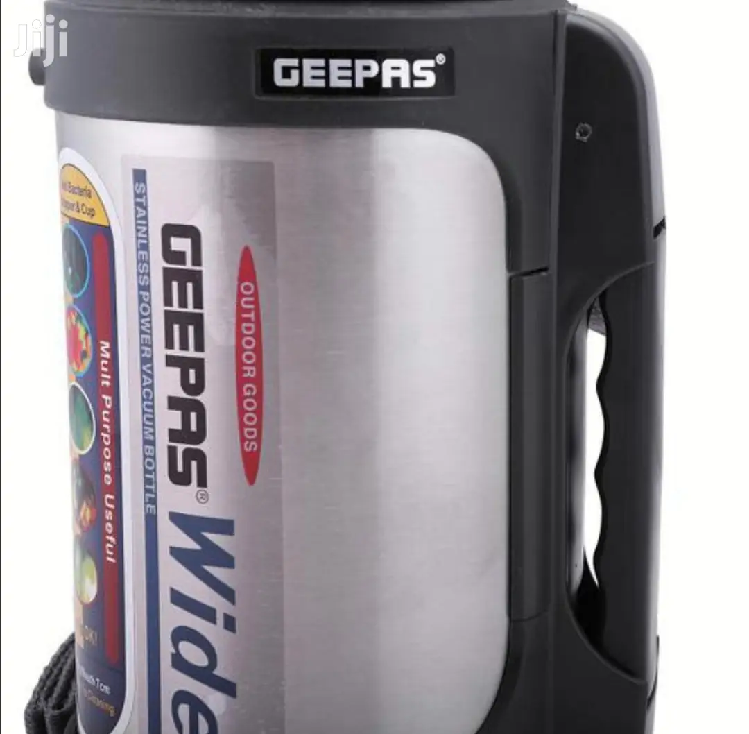 Geepas Wide Stainless Steel Inner Vacuum Flask 1.5L