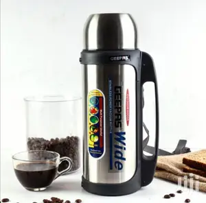 Geepas Wide Stainless Steel Inner Vacuum Flask 1.5L