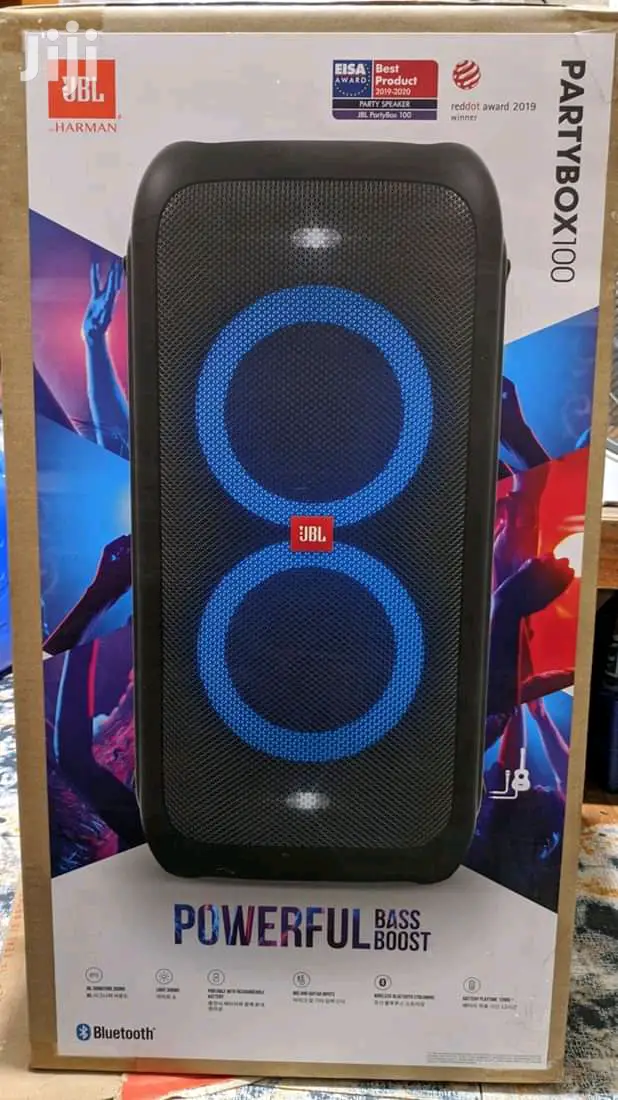 JBL Partybox 100 Speaker in Kampala Audio & Music Equipment, Nabellas