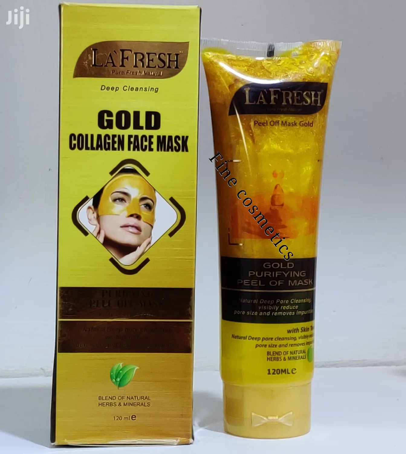 Lafresh Gold Collagen Mask And Deep Cleaning Black Mask