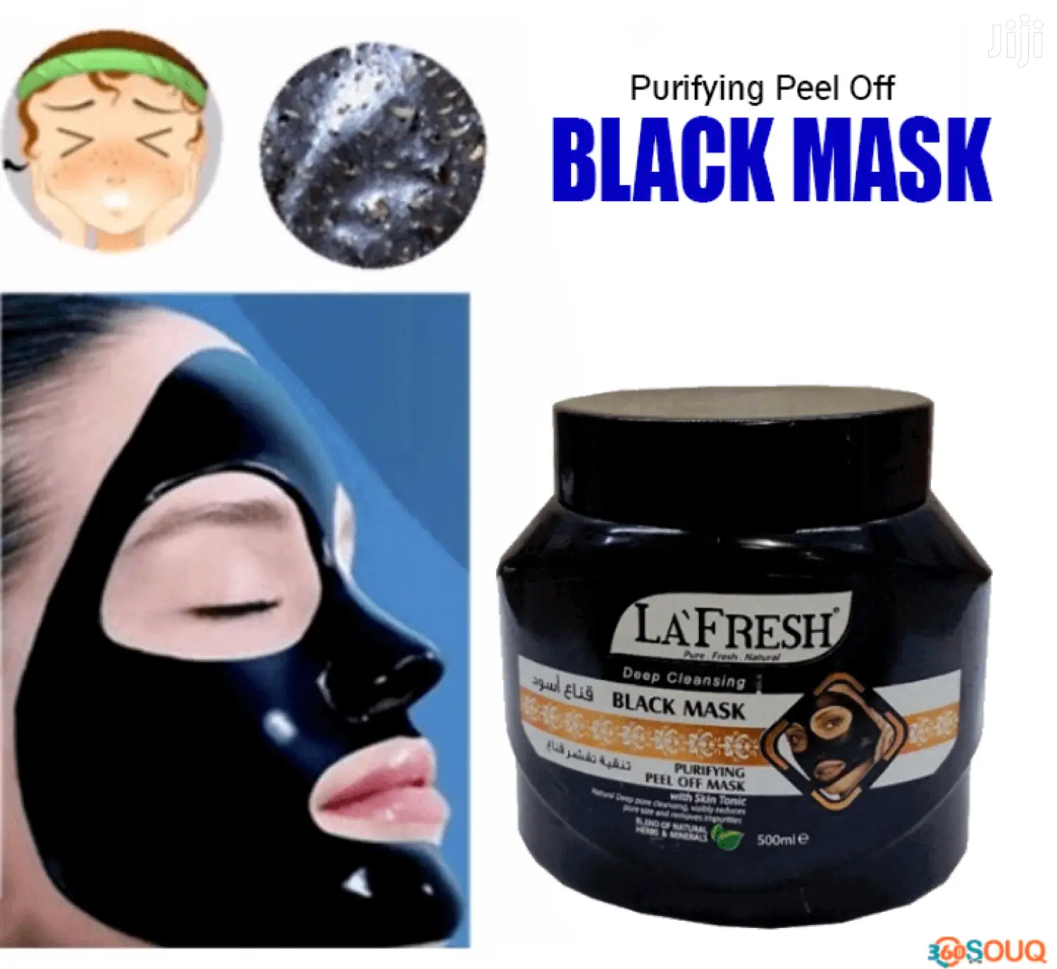 Lafresh Purifying Peel Off Black Mask 500ml