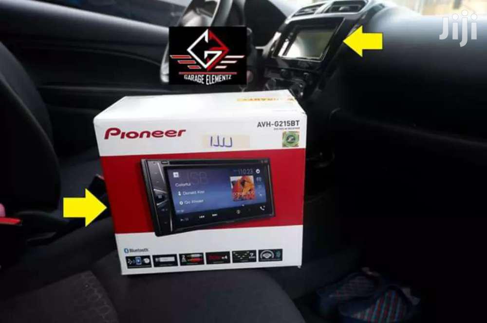 2din Double Unit Car Radio PIONER Installation In A Mitsubishi