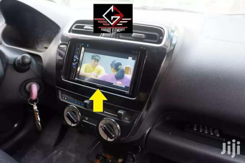 2din Double Unit Car Radio PIONER Installation In A Mitsubishi