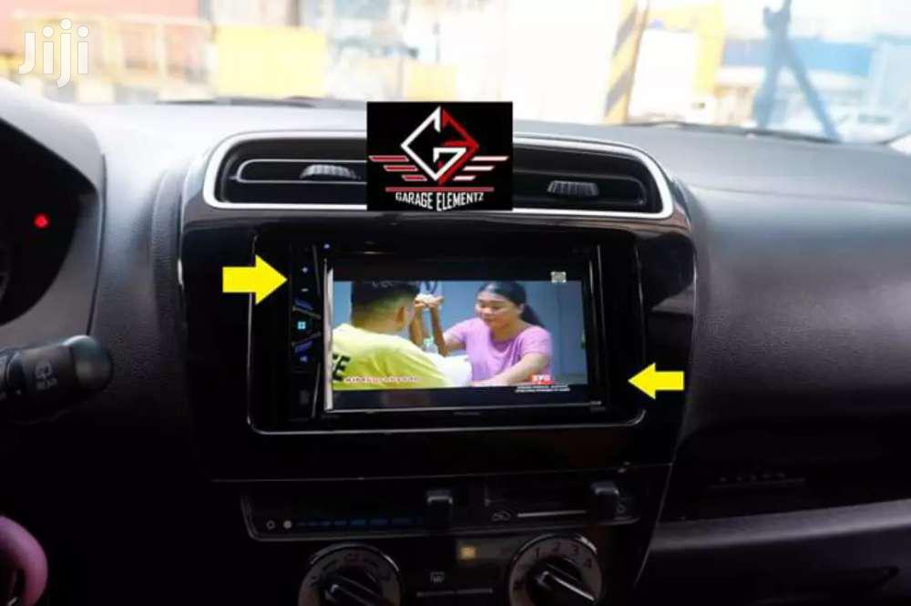 2din Double Unit Car Radio PIONER Installation In A Mitsubishi