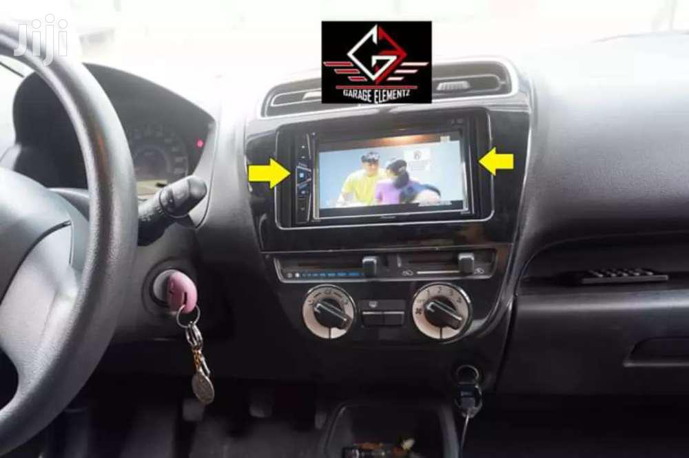 2din Double Unit Car Radio PIONER Installation In A Mitsubishi