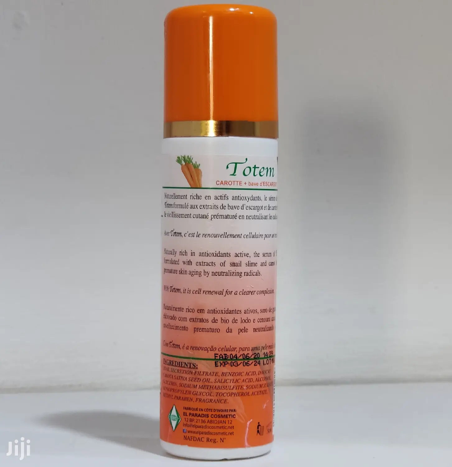 Totem Carrot Beauty Serum/Oil 125ml