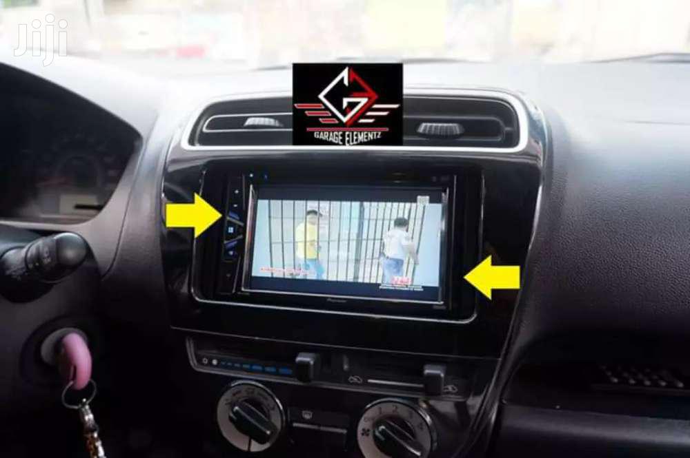 2din Double Unit Car Radio PIONER Installation In A Mitsubishi