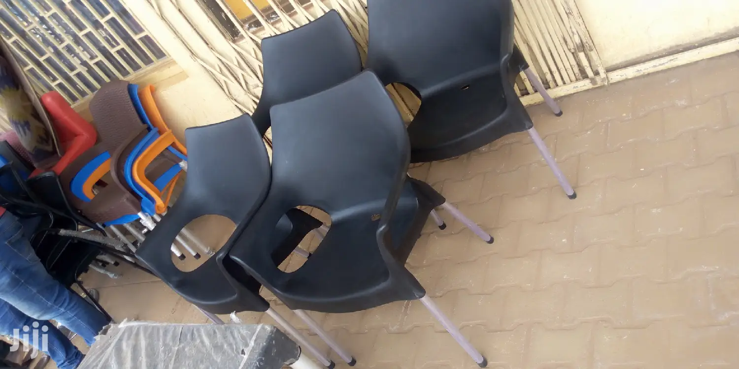 Plastic Chairs With Metallical Stands Brand New