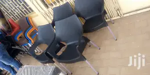 Plastic Chairs With Metallical Stands Brand New