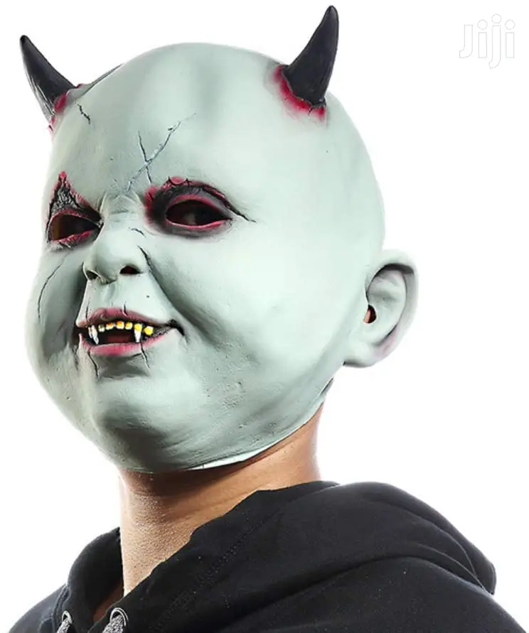 Little Devil Halloween Scary Late Cosplay Head Mask