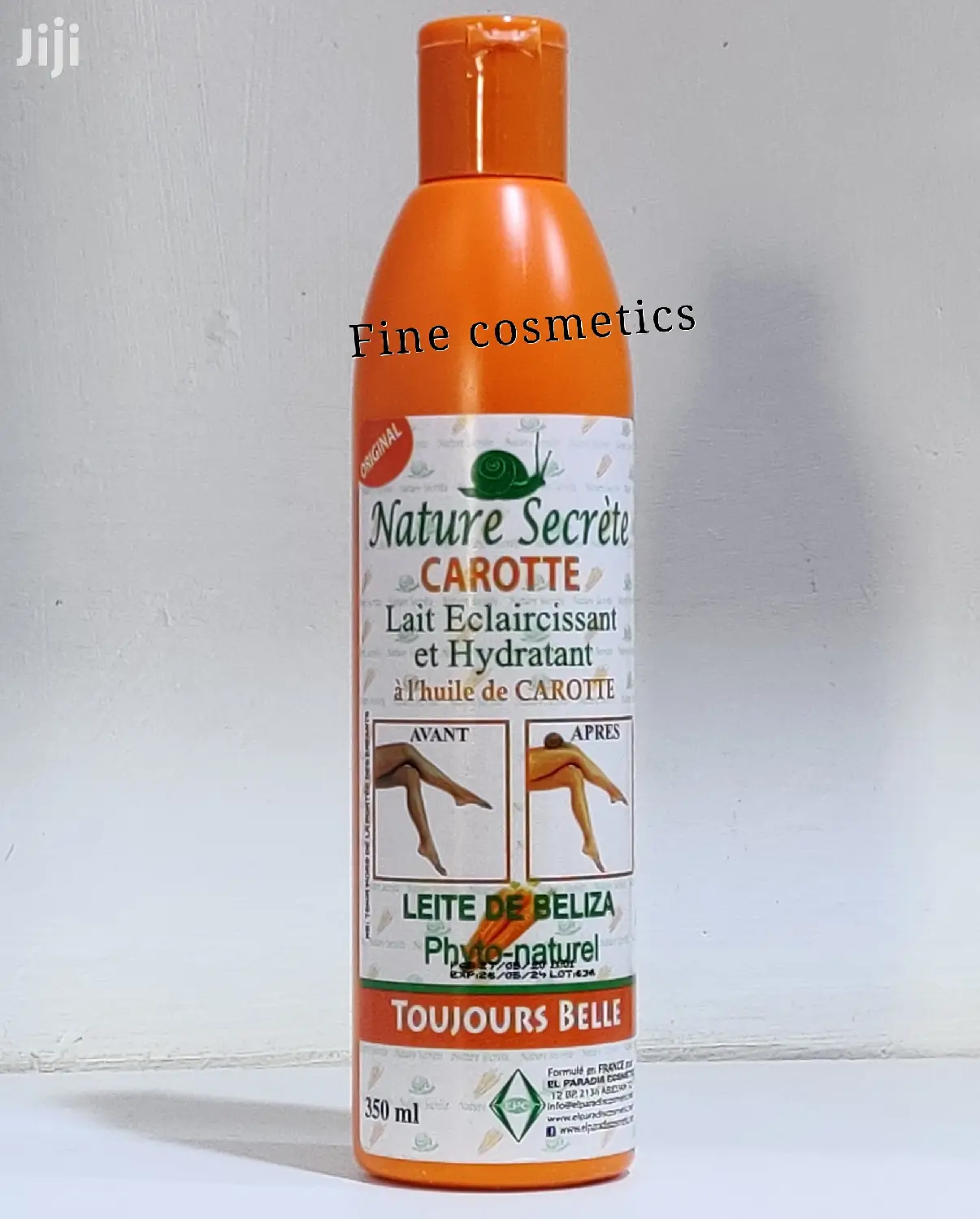 Original Nature Secret Carott Lotion With Pure Carrot Oils.