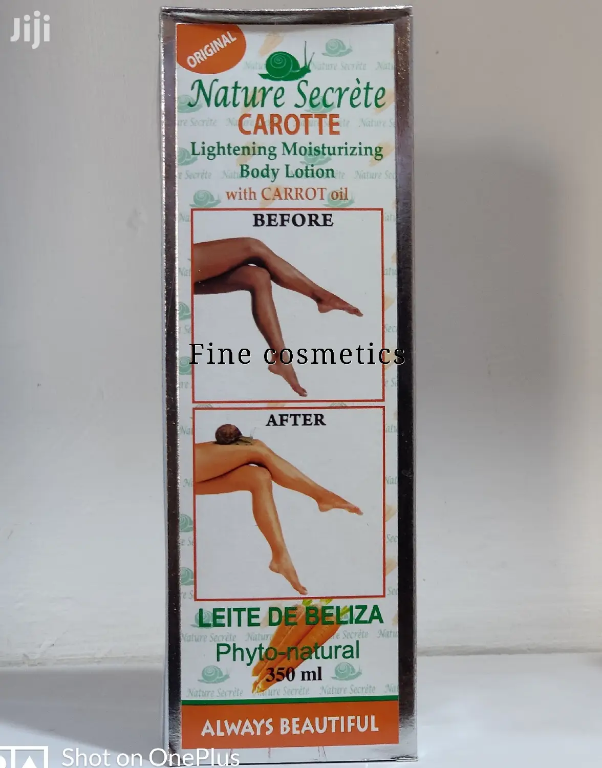 Original Nature Secret Carott Lotion With Pure Carrot Oils.