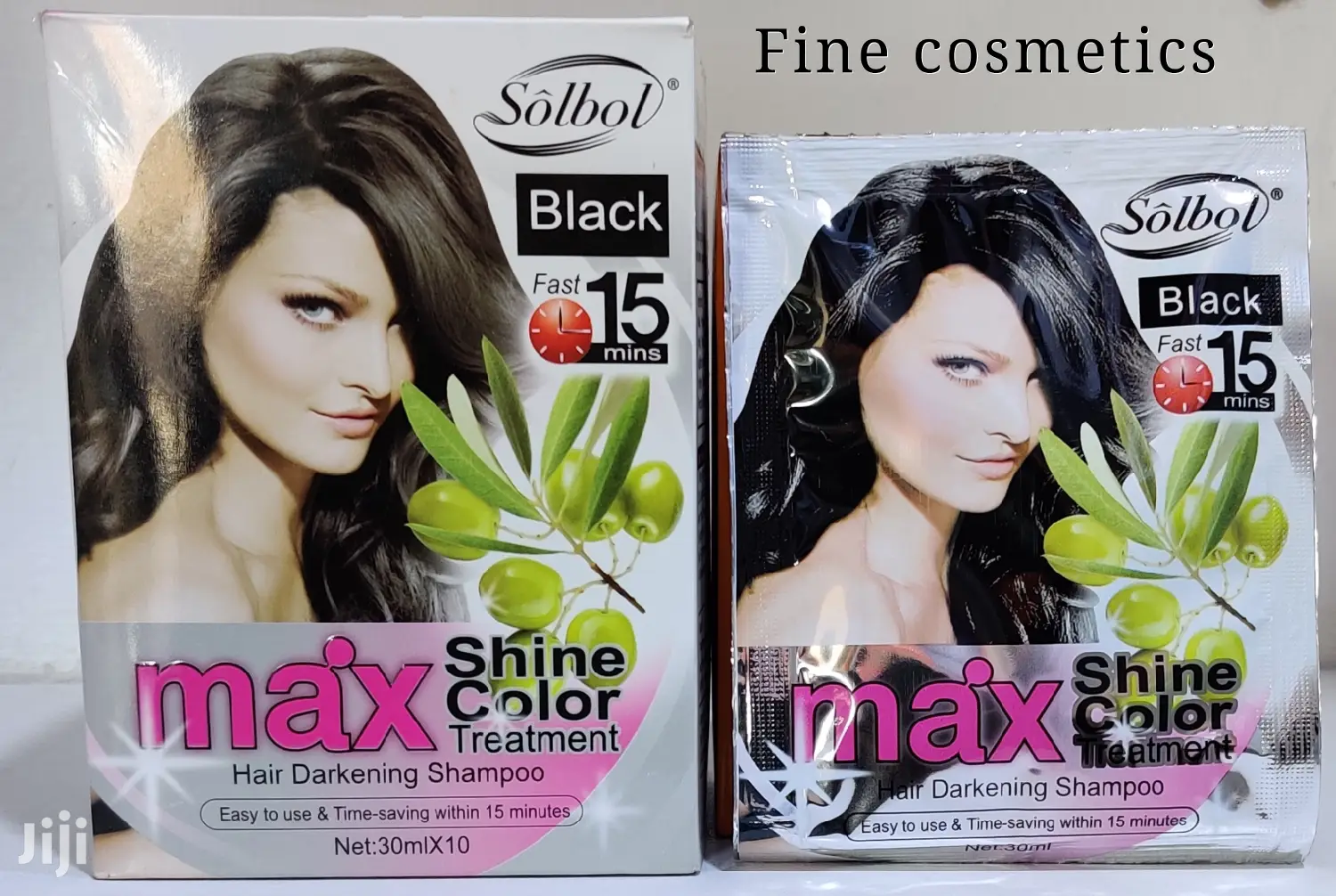 Maxi Shine Hair Darkening Black Shampoo