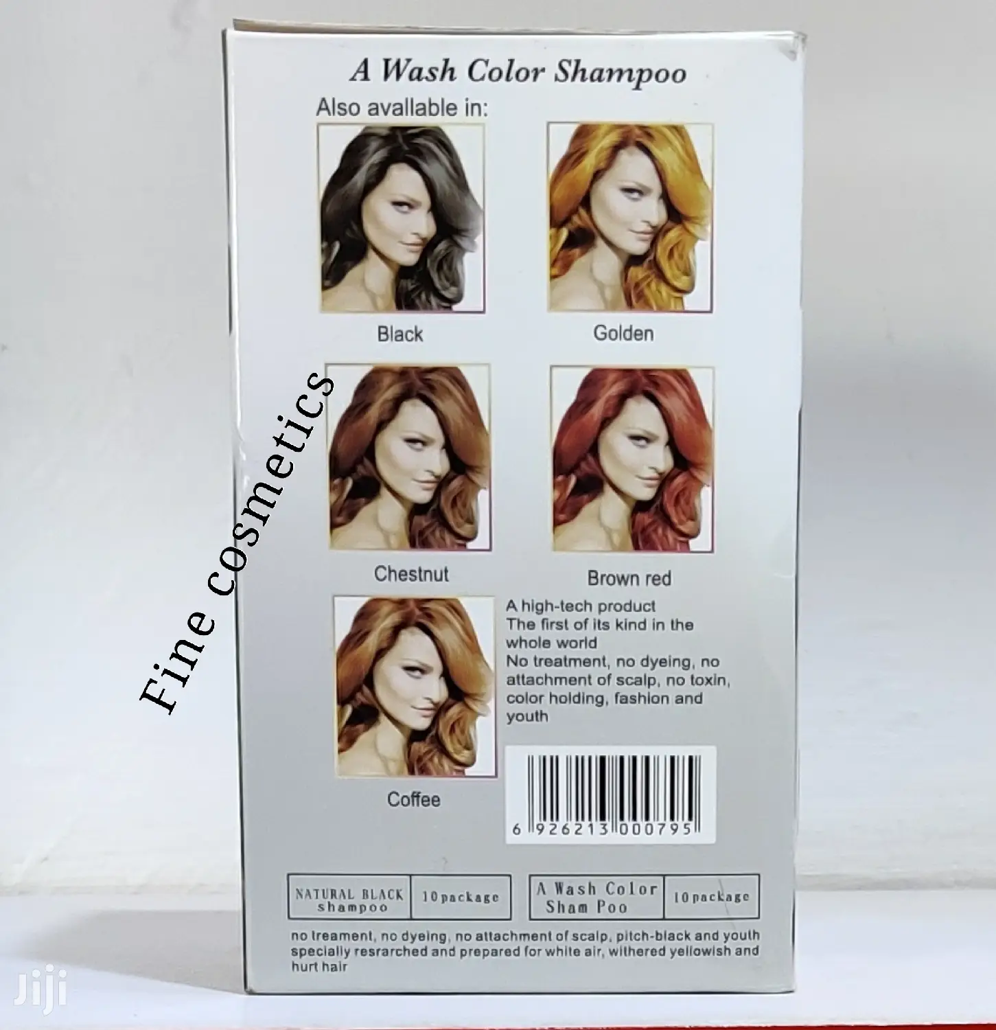 Maxi Shine Hair Darkening Black Shampoo