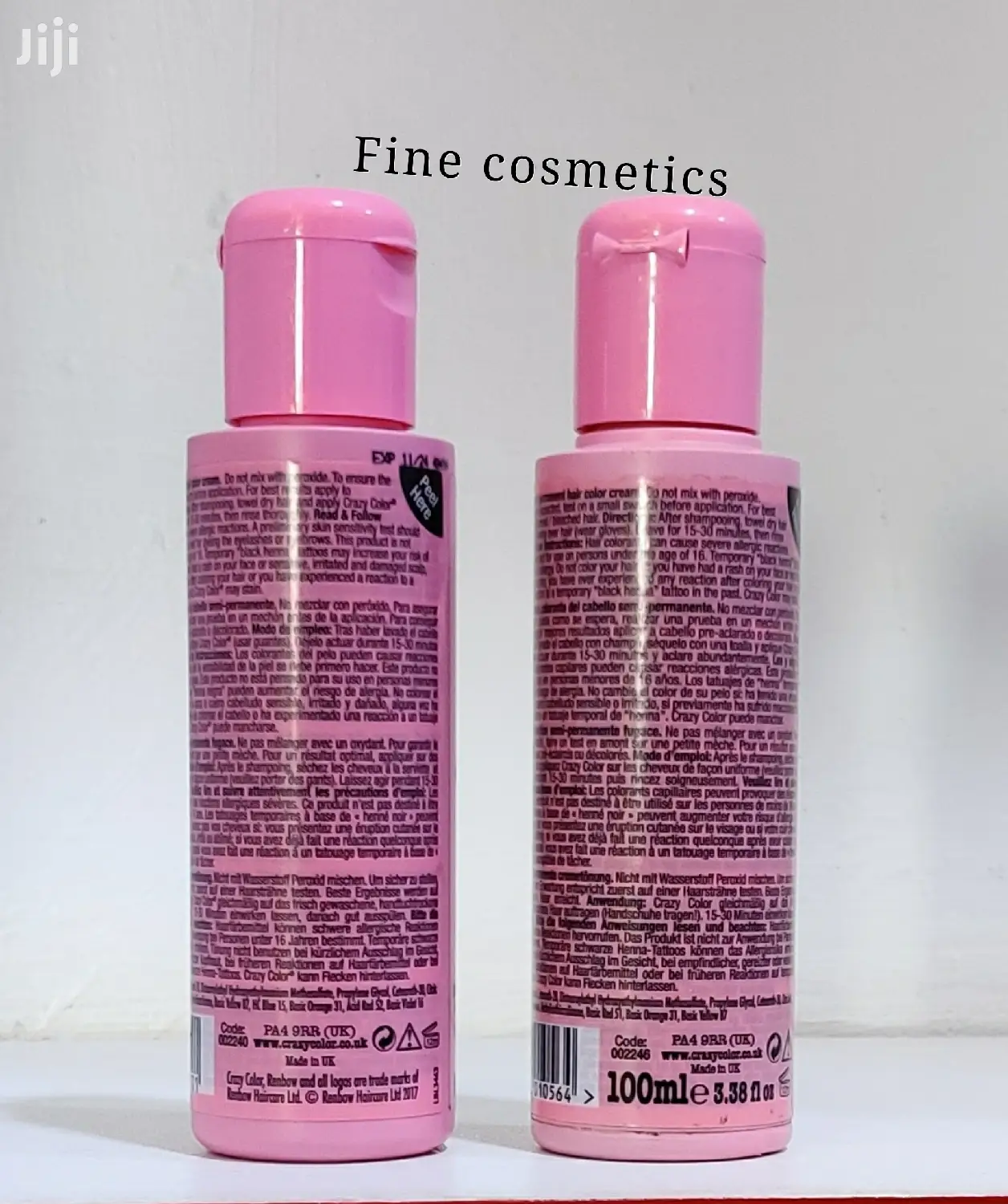 Original Renbow Crazy Color Semi Permanent Hair Color Cream