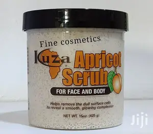 Kuza Deep Exfoliating Apricot Face and Body Scrub 425g