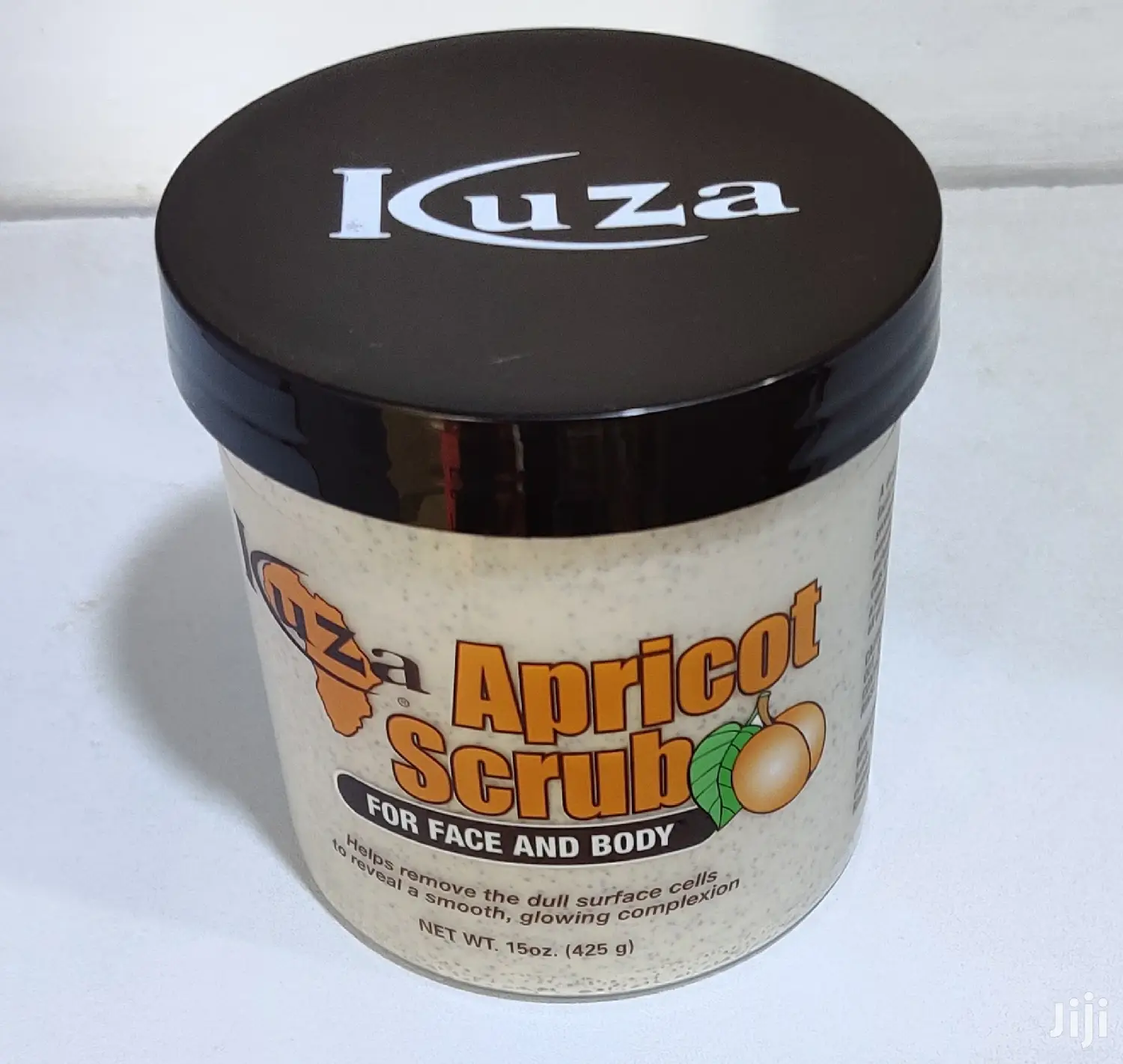 Kuza Deep Exfoliating Apricot Face and Body Scrub 425g