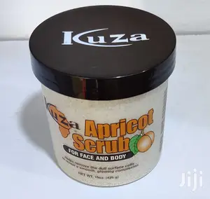 Kuza Deep Exfoliating Apricot Face and Body Scrub 425g