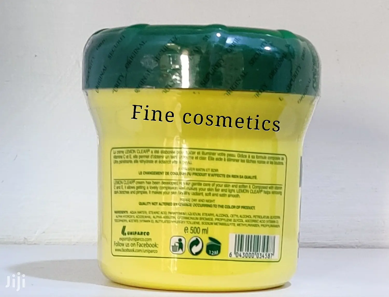 Lemon Clear Black Spots and Pimple Treatment Cream Big 500ml