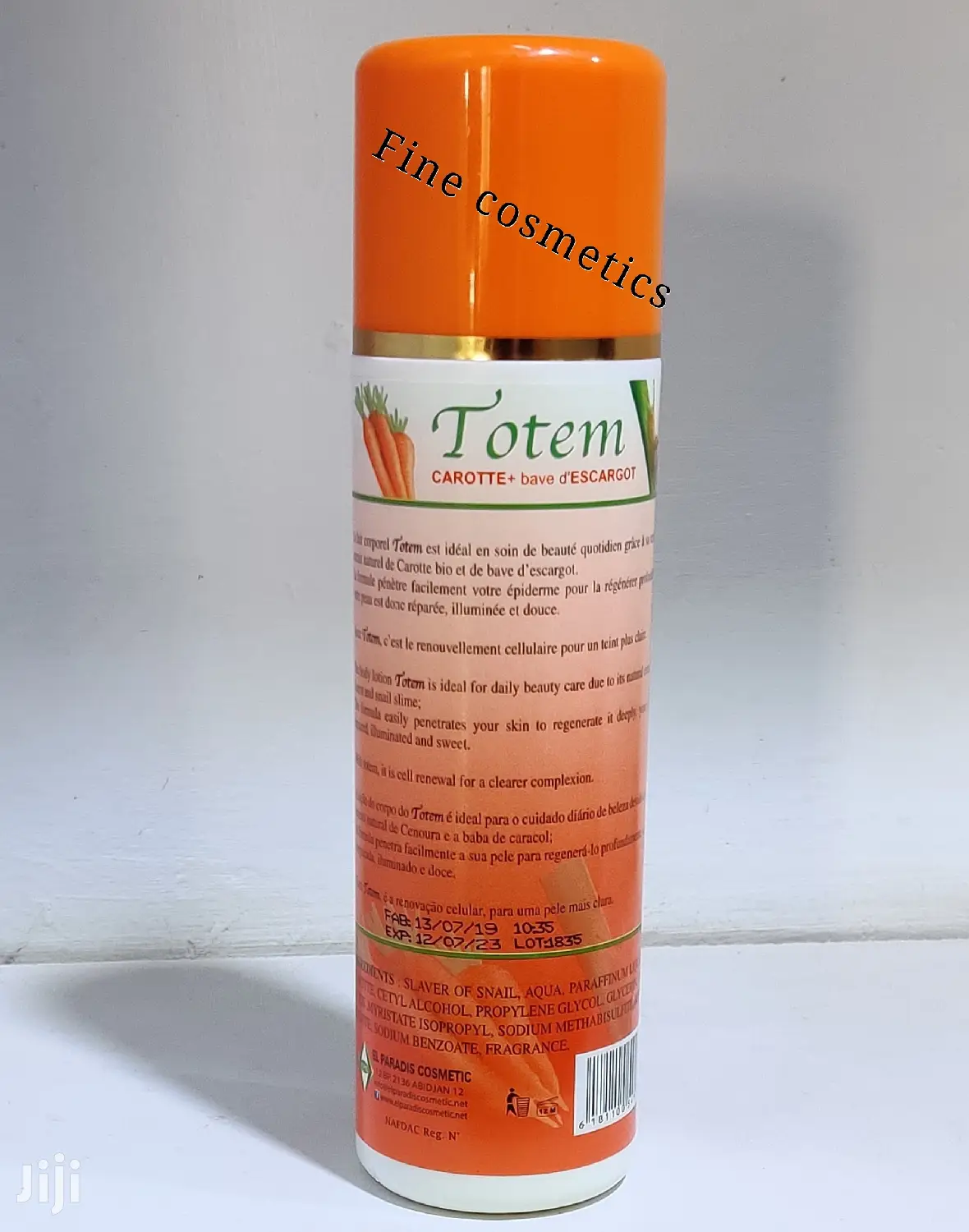 Totem Carrot Escargot Clarifying Beauty Lotion 500ml