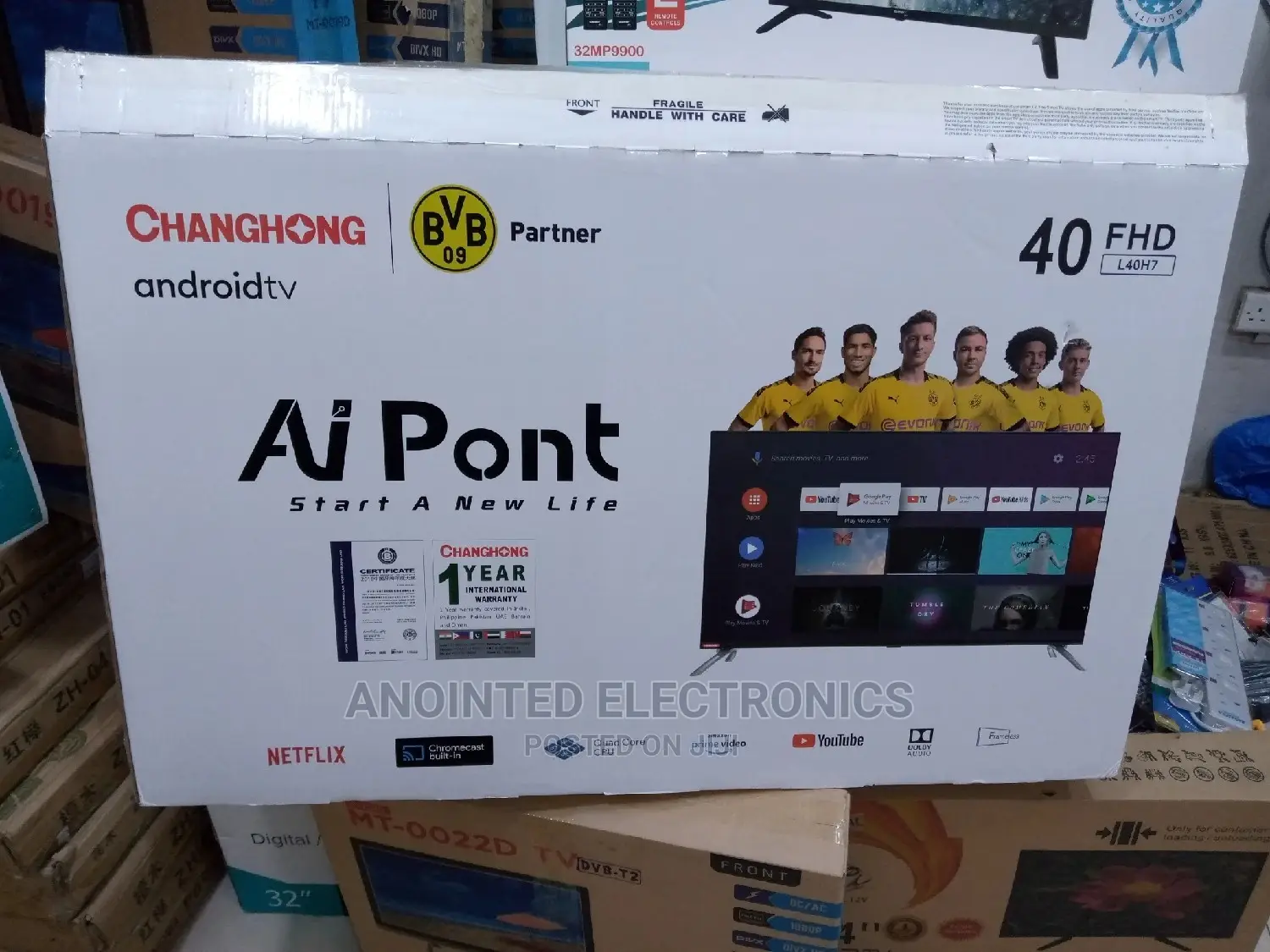 Tv Changhong 40 Inch Smart Android and Its Digital