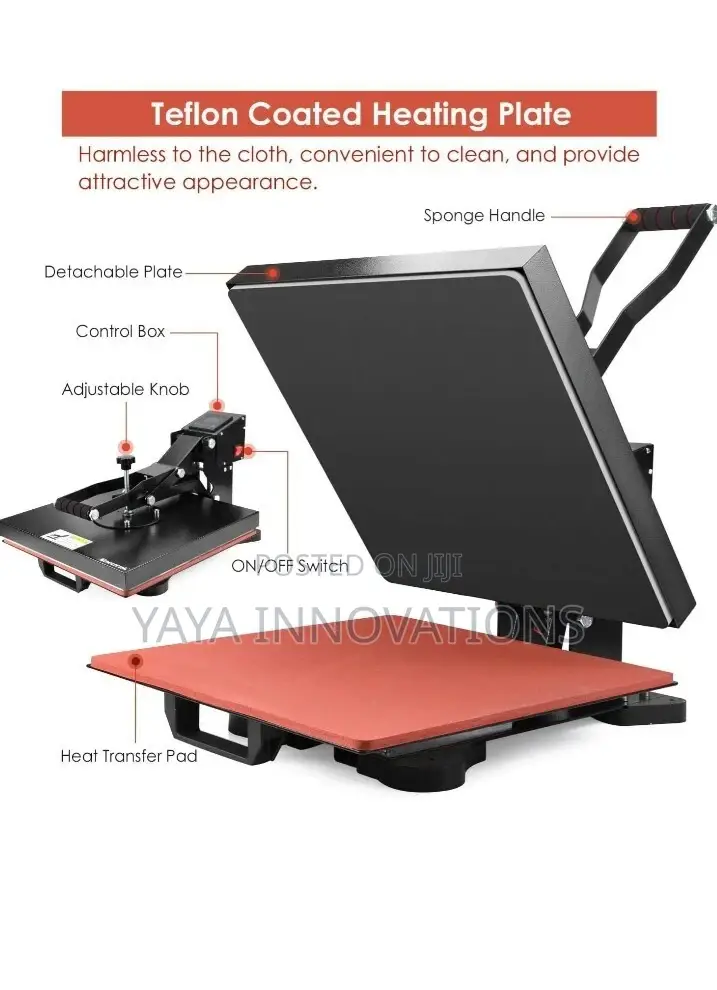 Clamshell Heatpress Machine 15×15" Inch