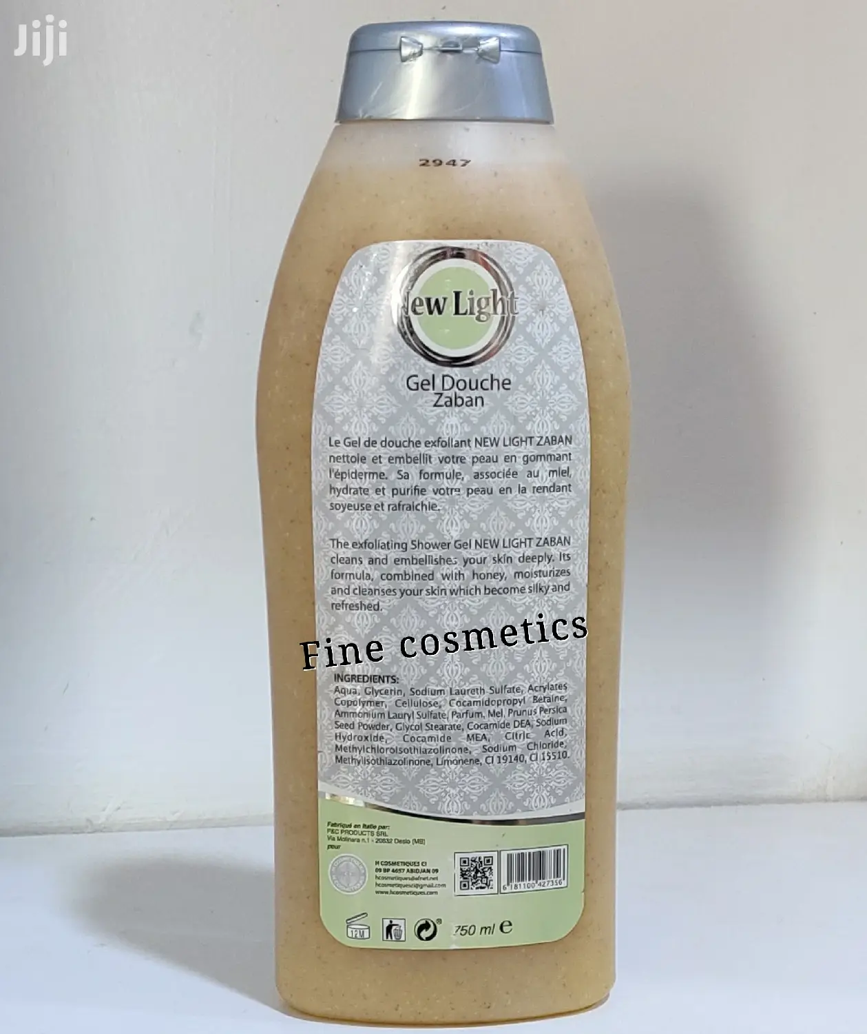 New Light Zaban Exfoliating Shower Gel 750ml