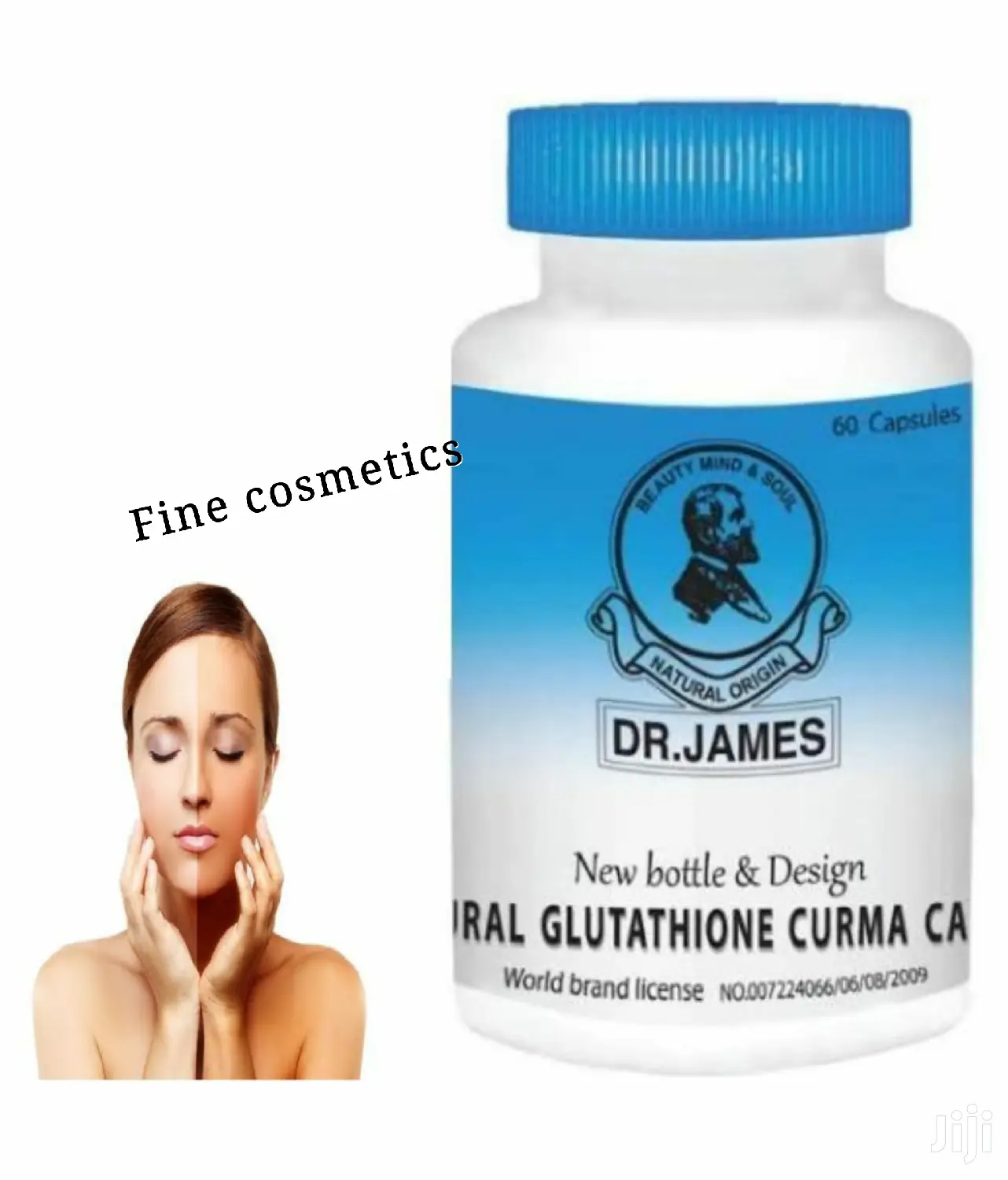 Dr James Skin Whitening Natural Glutathione Lightening Pills