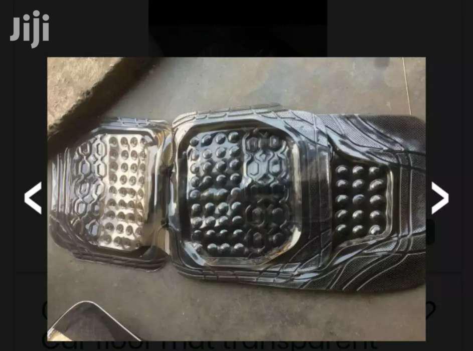 Car Floor Mat Transparent Coffee Color 