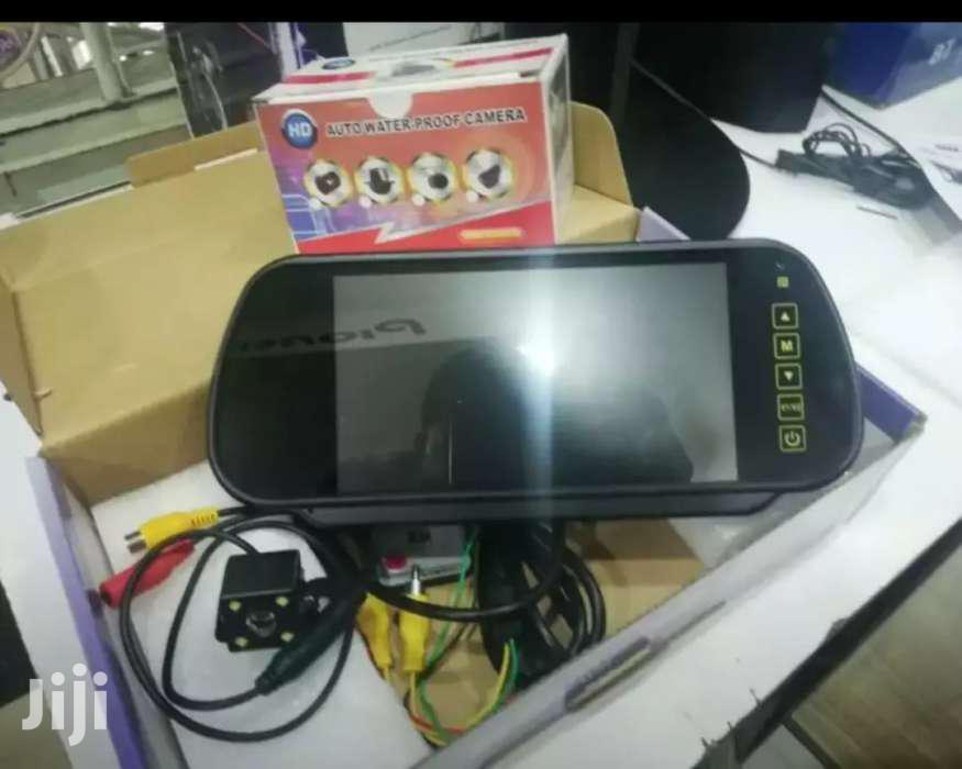 Double Double Monitor And A Camera For Cars
