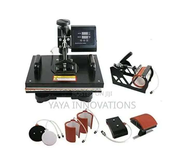 High Pressure Heatpress Machine 8 In 1 Combo