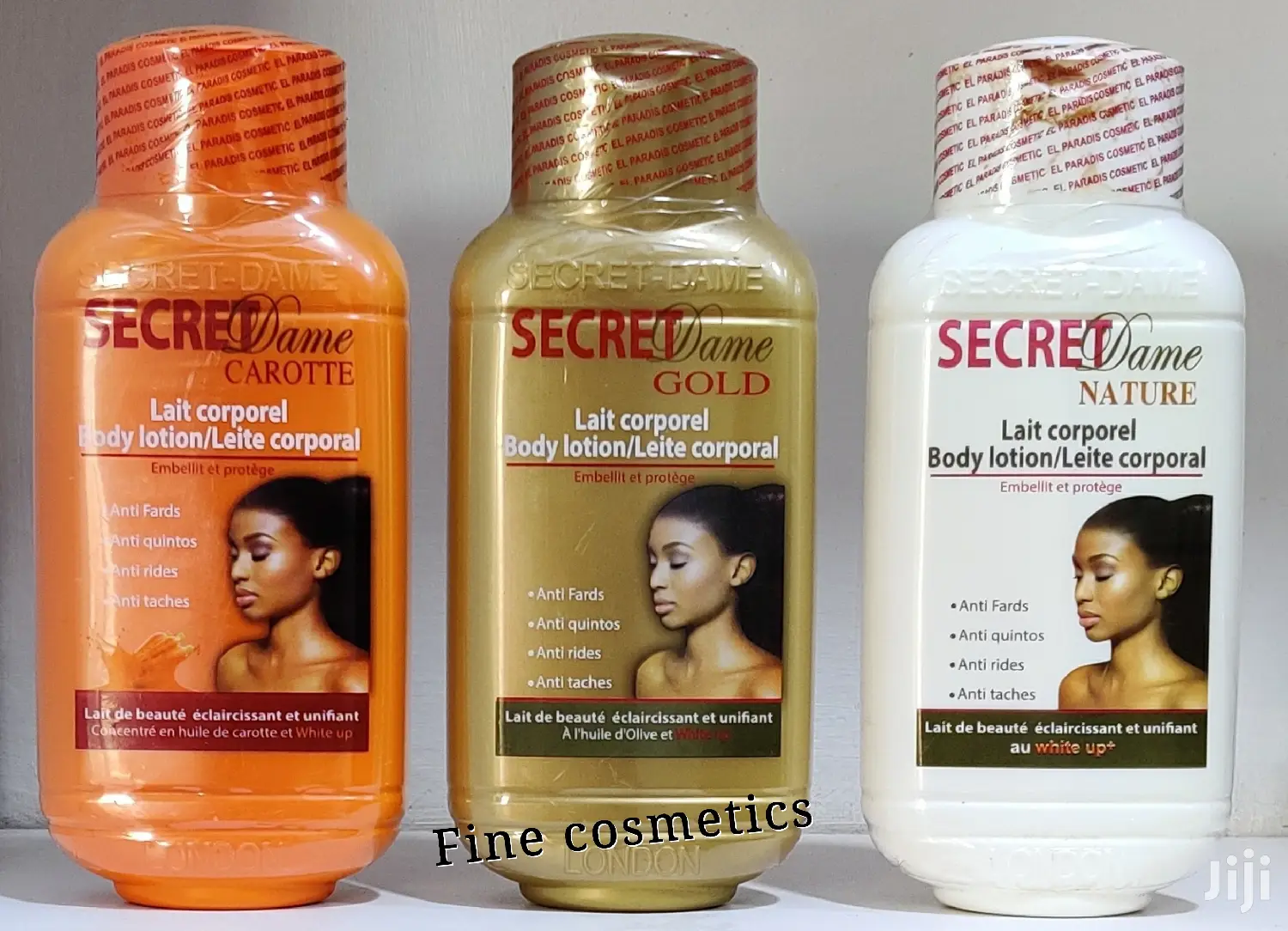 Secret Dame Brightening Body Lotion Carrot, Gold and Nature