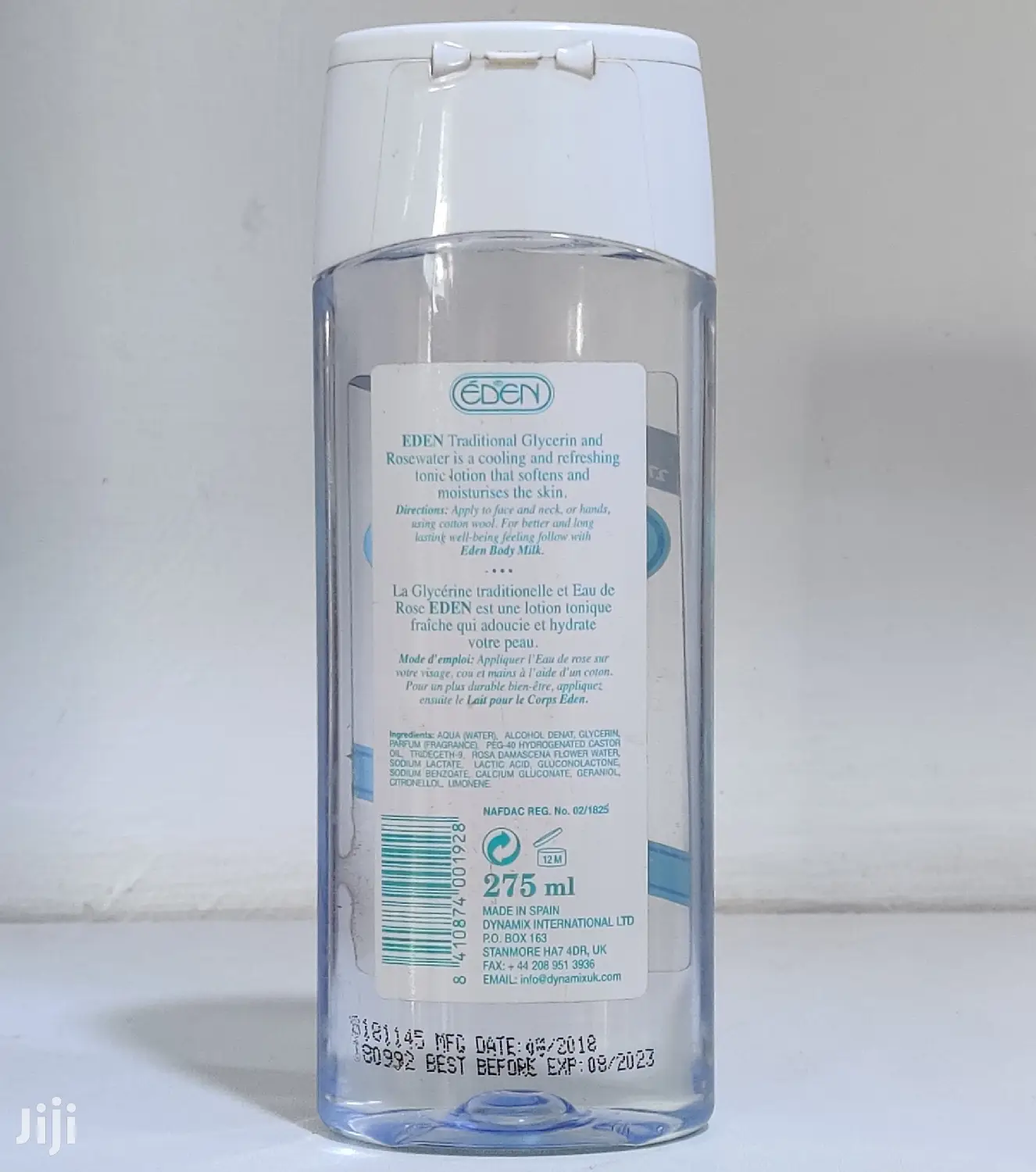 Eden Skin Care Rosewater and Glycerin