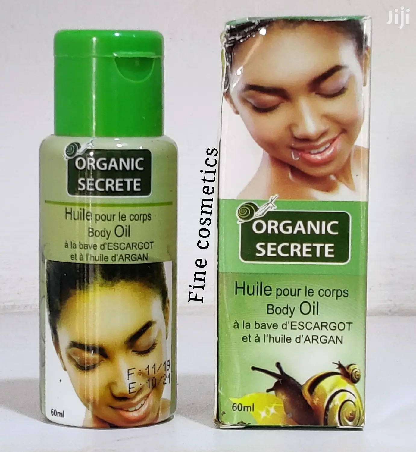 Organic Secret Serum Pure Argan Oil and Escargot Body Oil