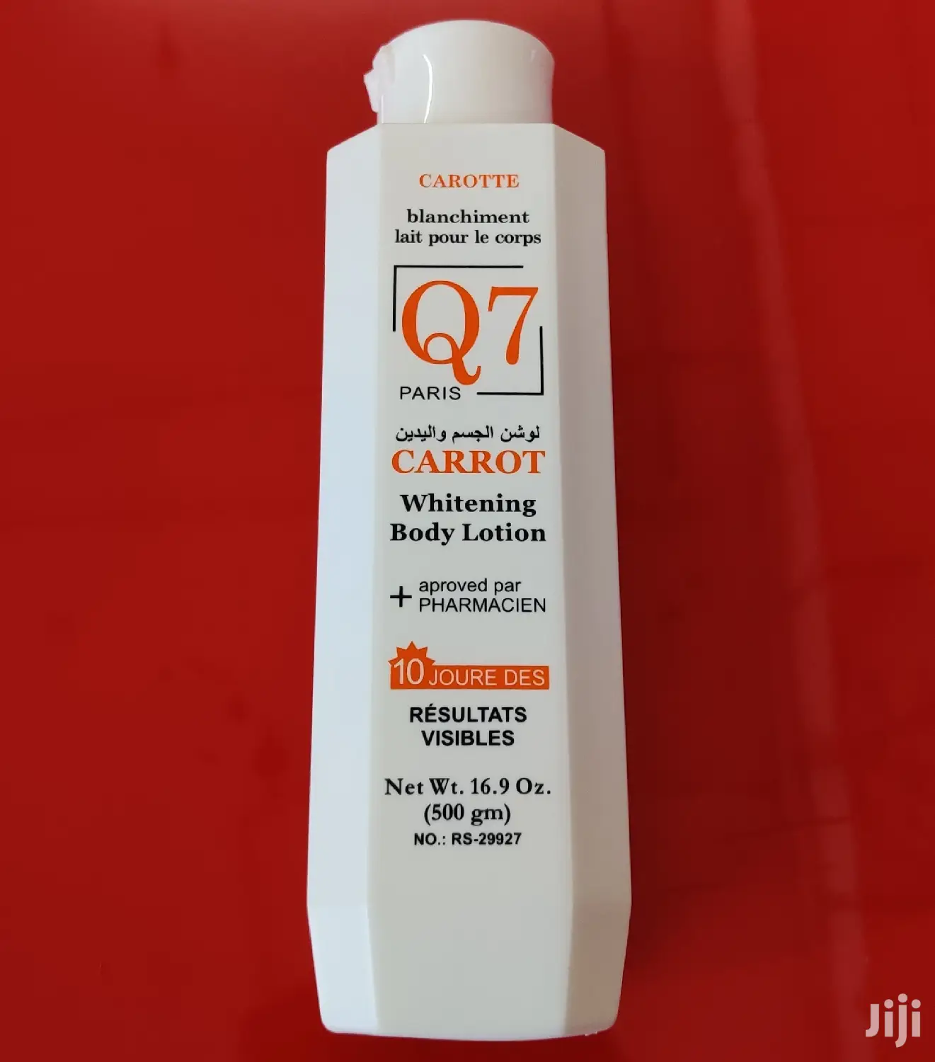 Q7 Paris Carrot Skin Lightening Body Lotion - 500ml