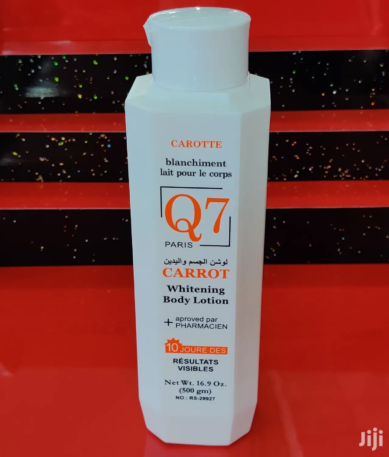 Q7 Paris Carrot Skin Lightening Body Lotion - 500ml