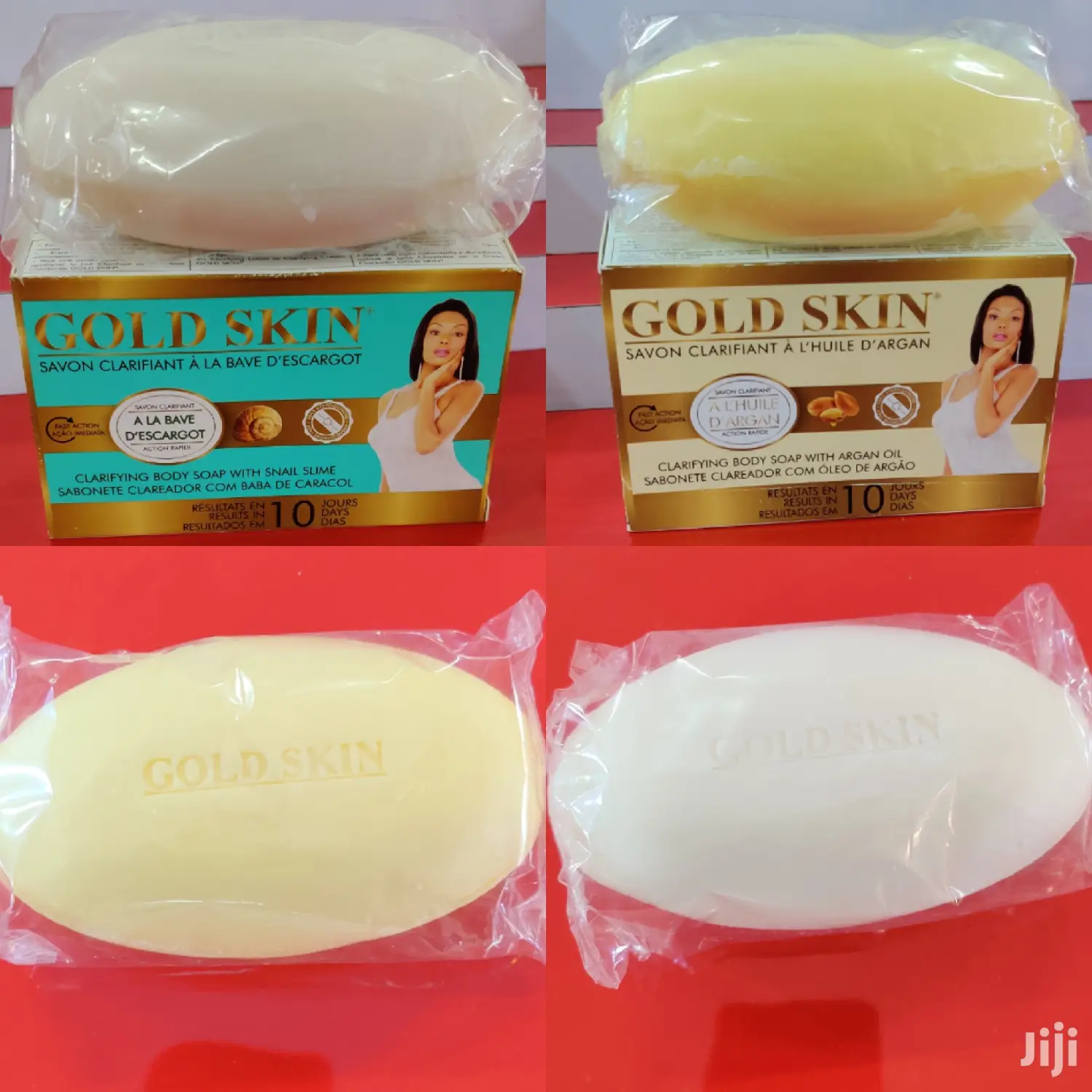 Gold Skin Beauty Soap With Argan and Snail Oil